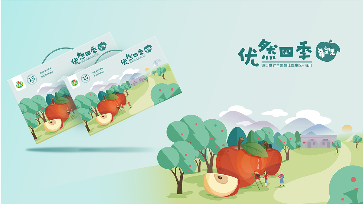 武漢包裝設計，水果包裝設計，農產品包裝設計